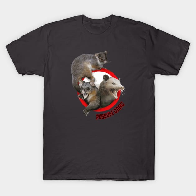 Possum Gang T-Shirt by FieryWolf